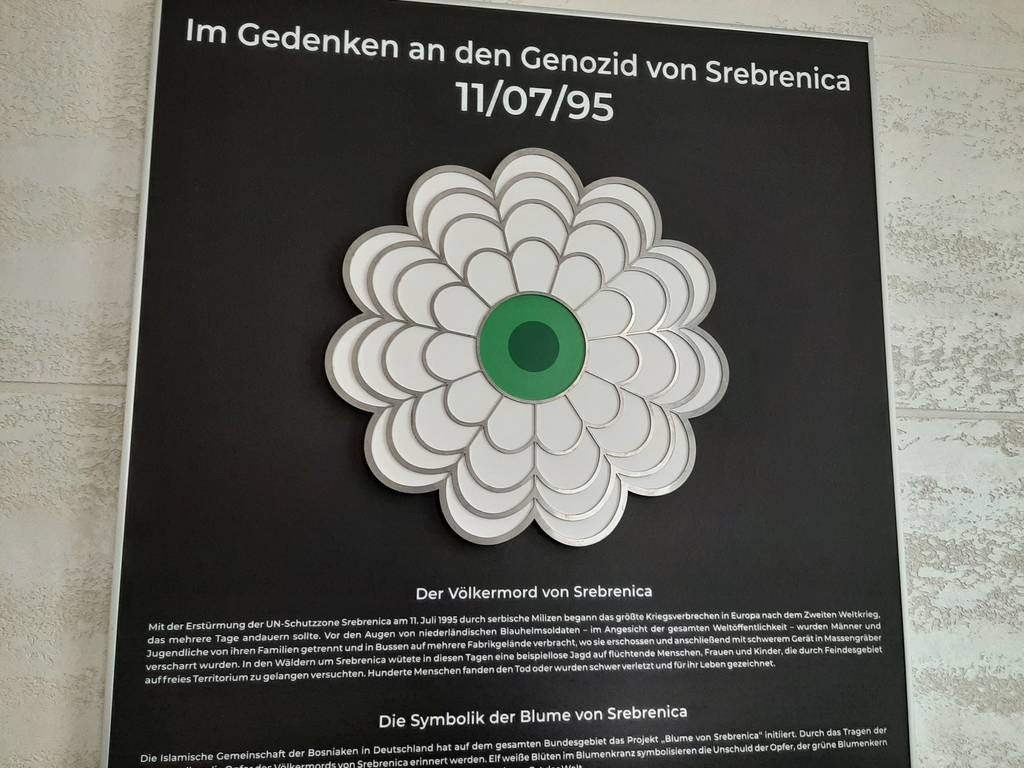 Gedenktafel Srebrenica