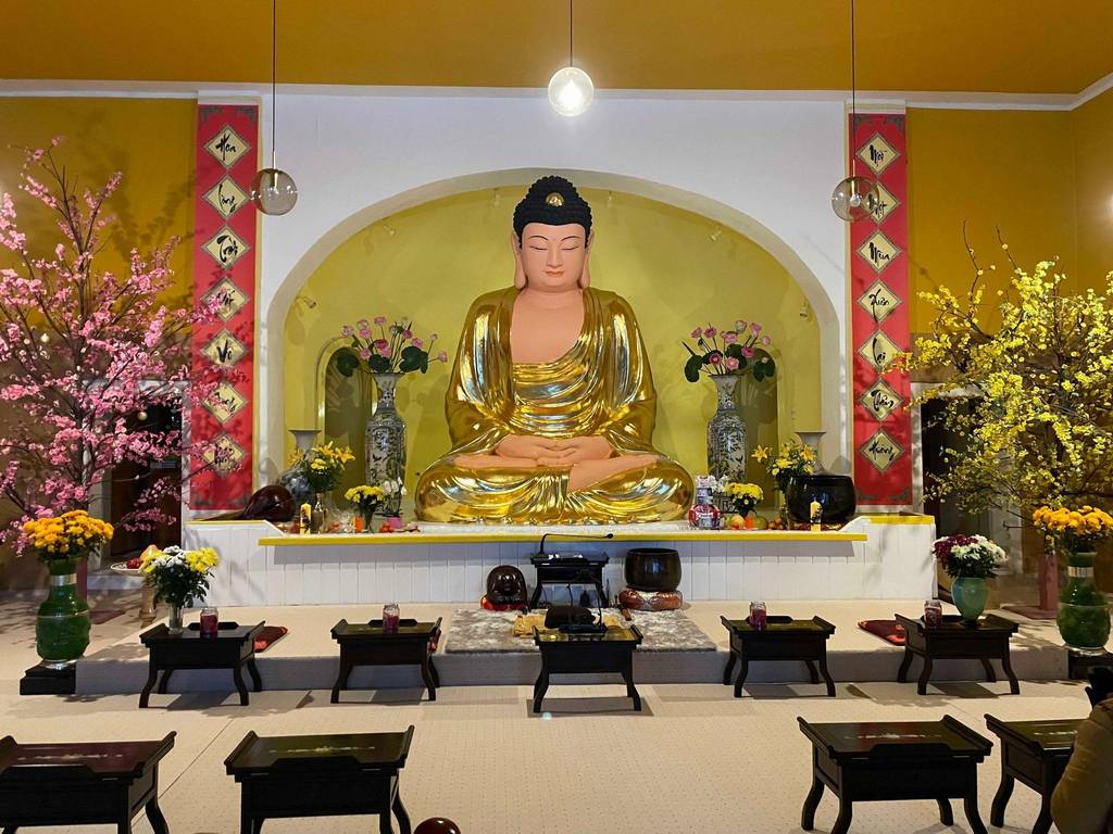 Buddhistischer Tempel in Adorf in Sachsen